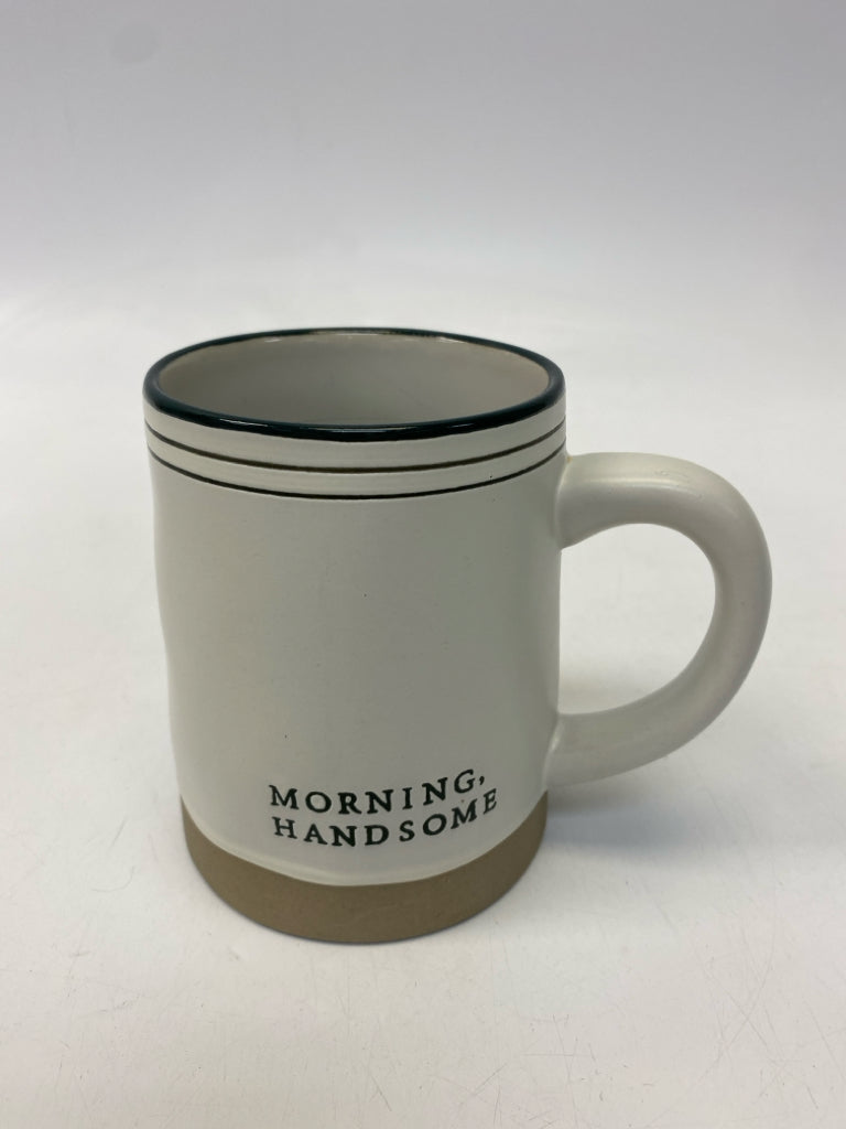 Cream Words Ceramic Coffee Mug