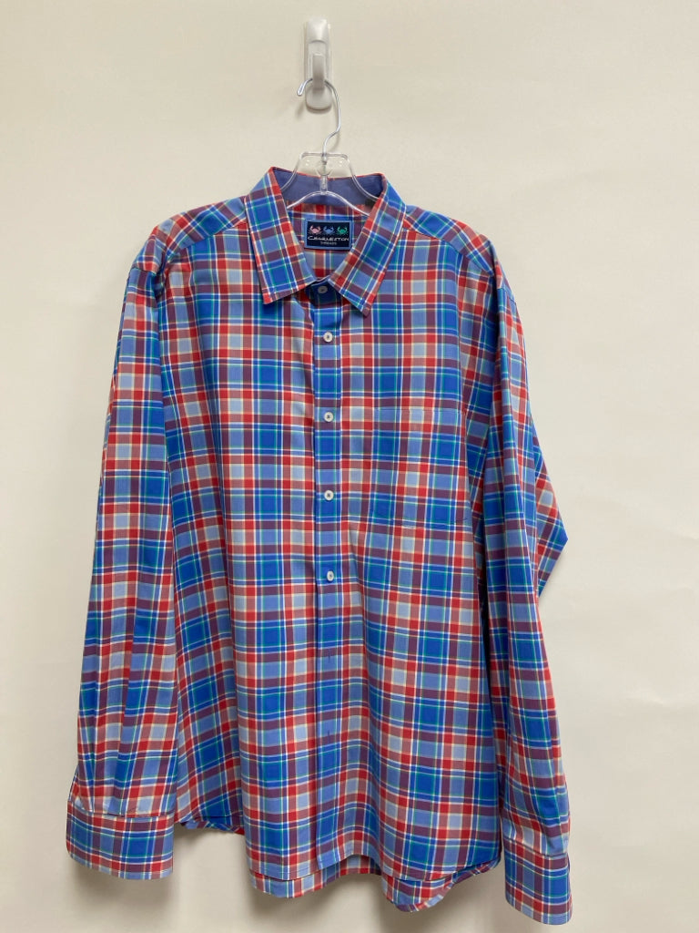 Charleston Threads Size XL Red/Blue White/Green Plaid Men&