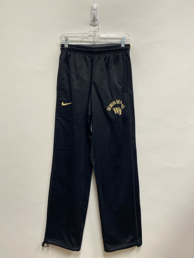 Nike Size S Black Tan Wake Forest Athletic Pants