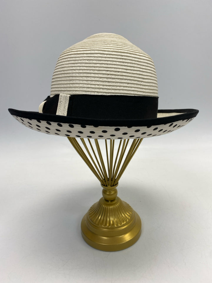 NWT White Black Misc. Hat