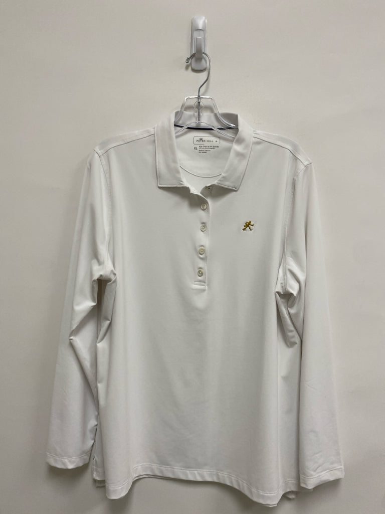 Peter Millar Size XL White Polo Ladies Rash Guard