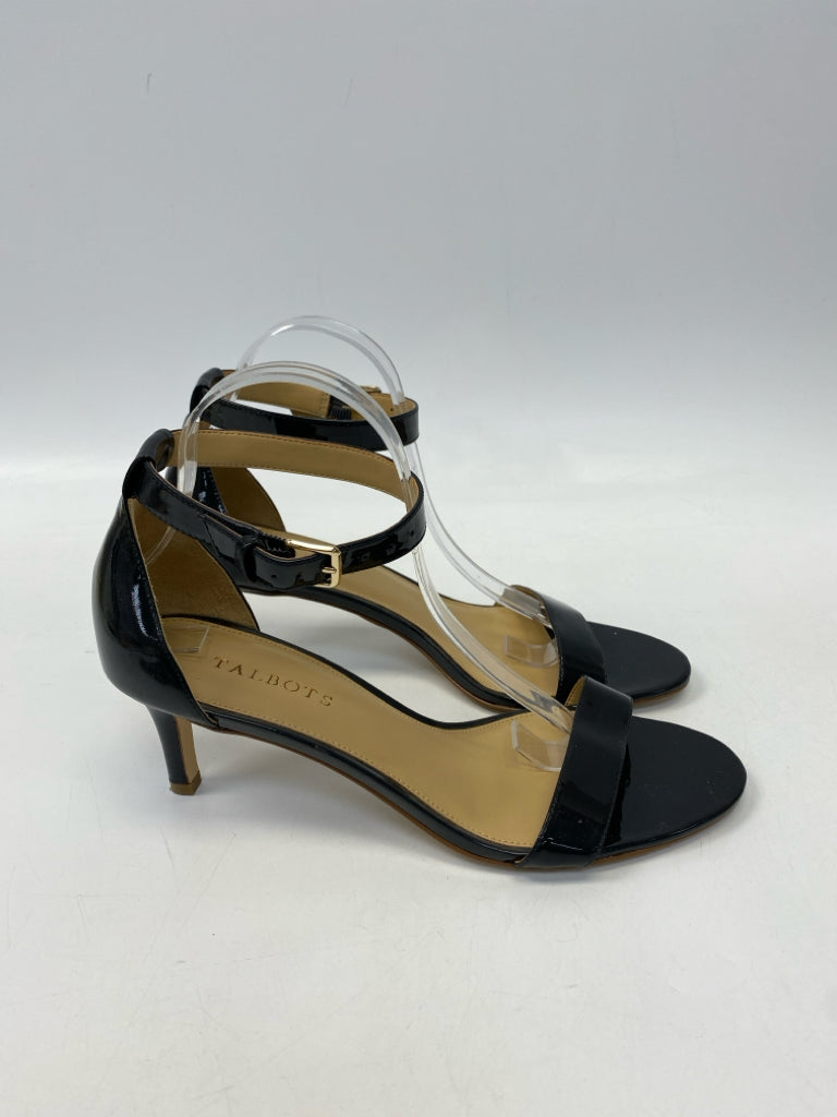 Talbots  Size 10 Black Patent Sandals