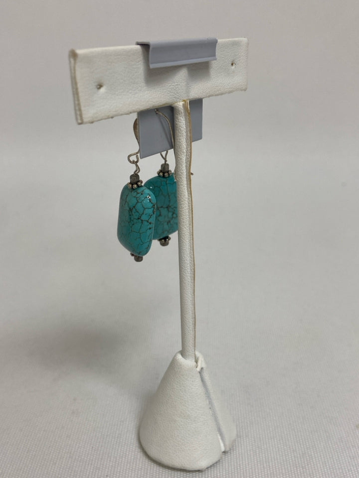 NWT Turquoise Silver Stones Earrings
