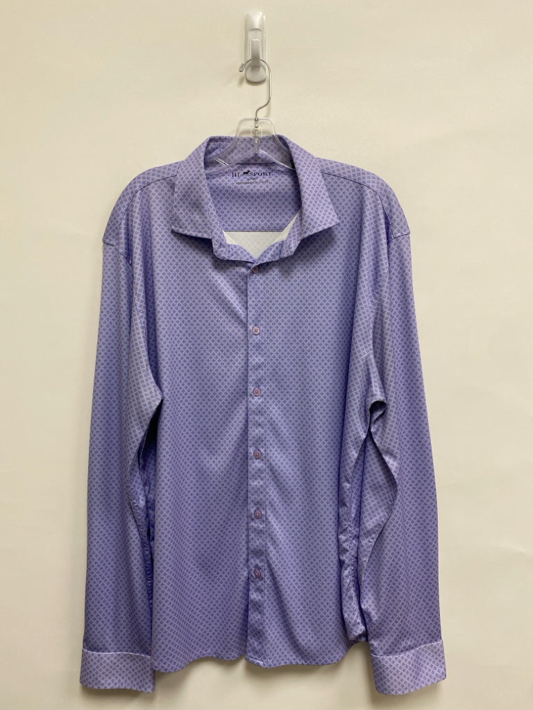 Horn Legend Size XL Purple Blue Print Men&