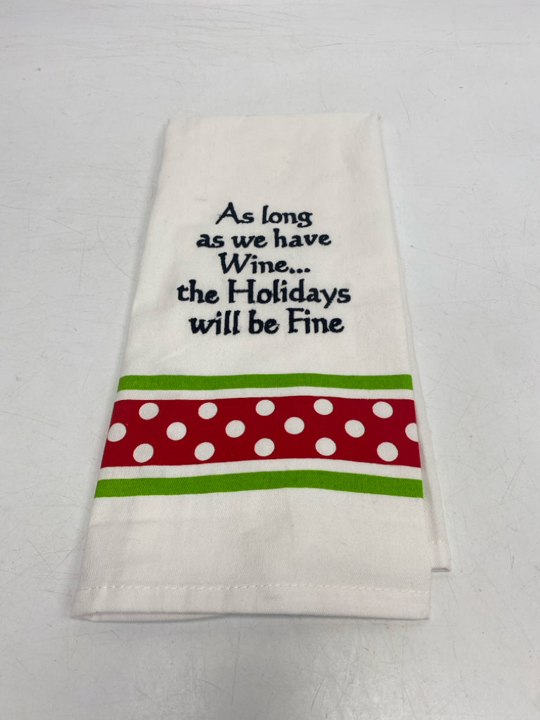 White Green/Red Words Christmas