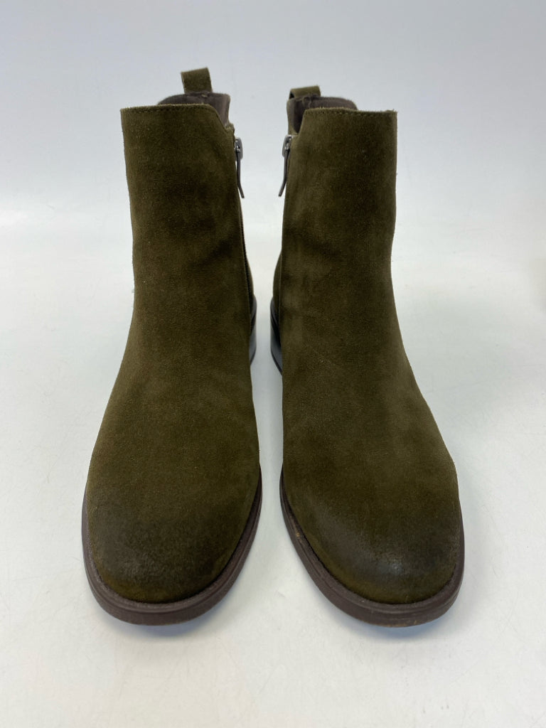 Easy Spirit US Shoe Size 10 Dark Olive Side Zipper Boots