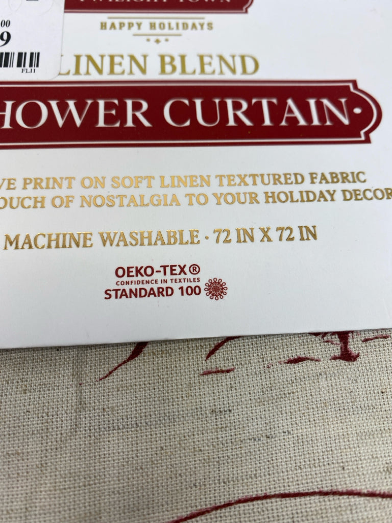 NEW Tan Red Winter Christmas