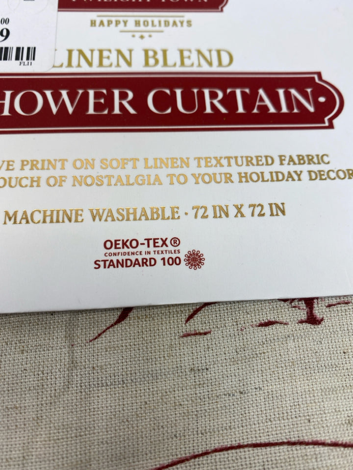 NEW Tan Red Winter Christmas