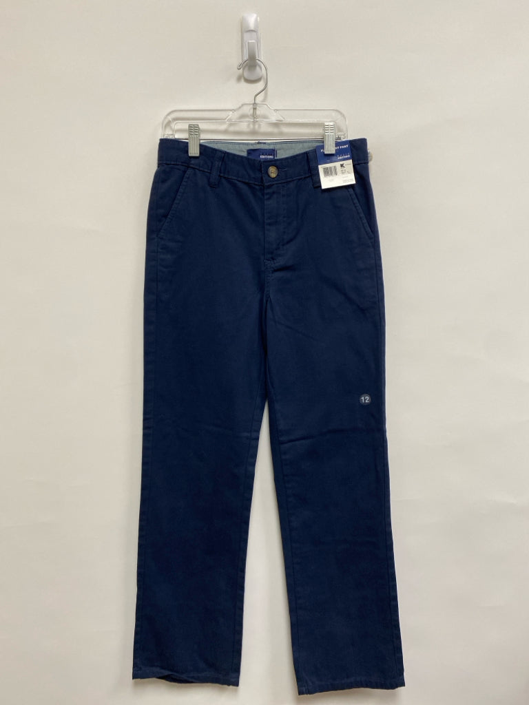 NWT Basic Editions SIZE 12 Navy Twill Boy&