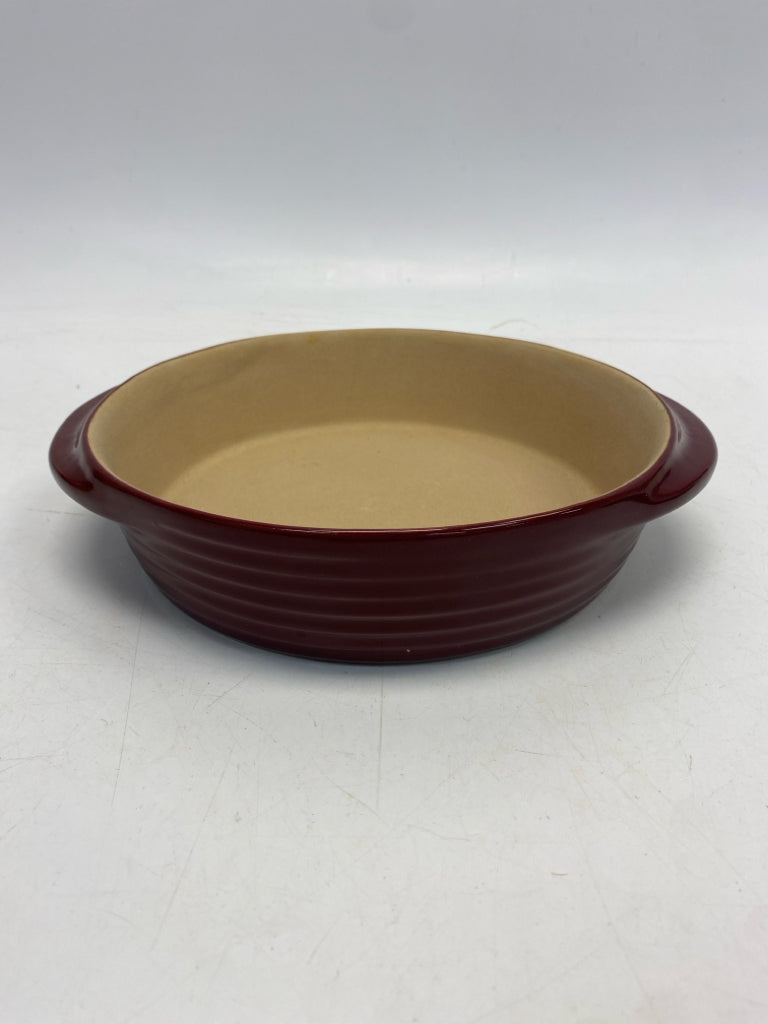 Pampered Chef Burgundy Bakeware