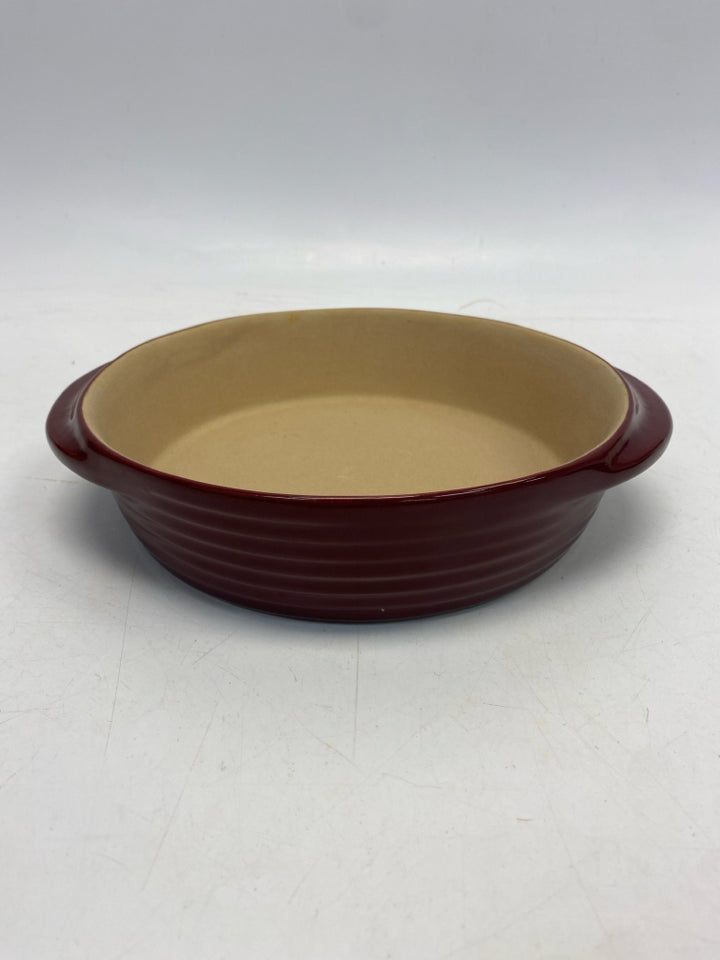 Pampered Chef Burgundy Bakeware