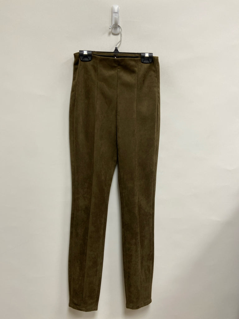 BlankNYC Size 25 Dark Green Faux Suede Ladies Pants