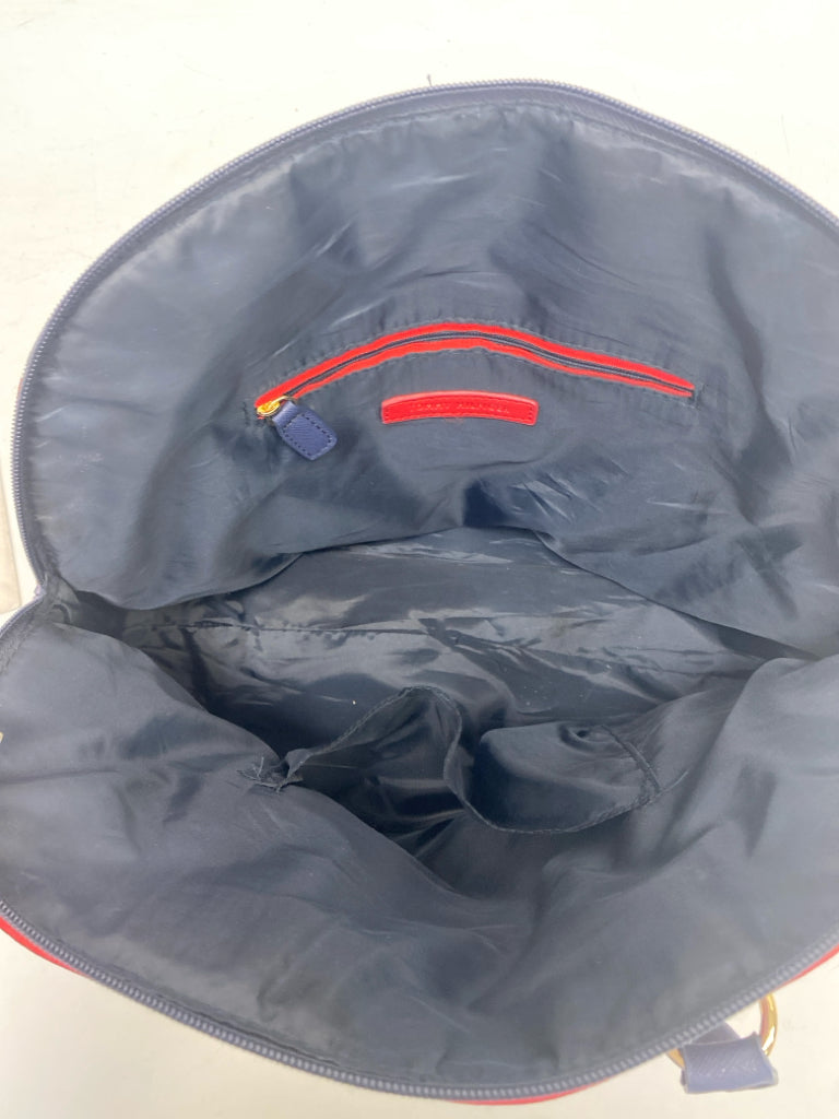 Tommy Hilfiger Red Navy Stripe(s) Handbag
