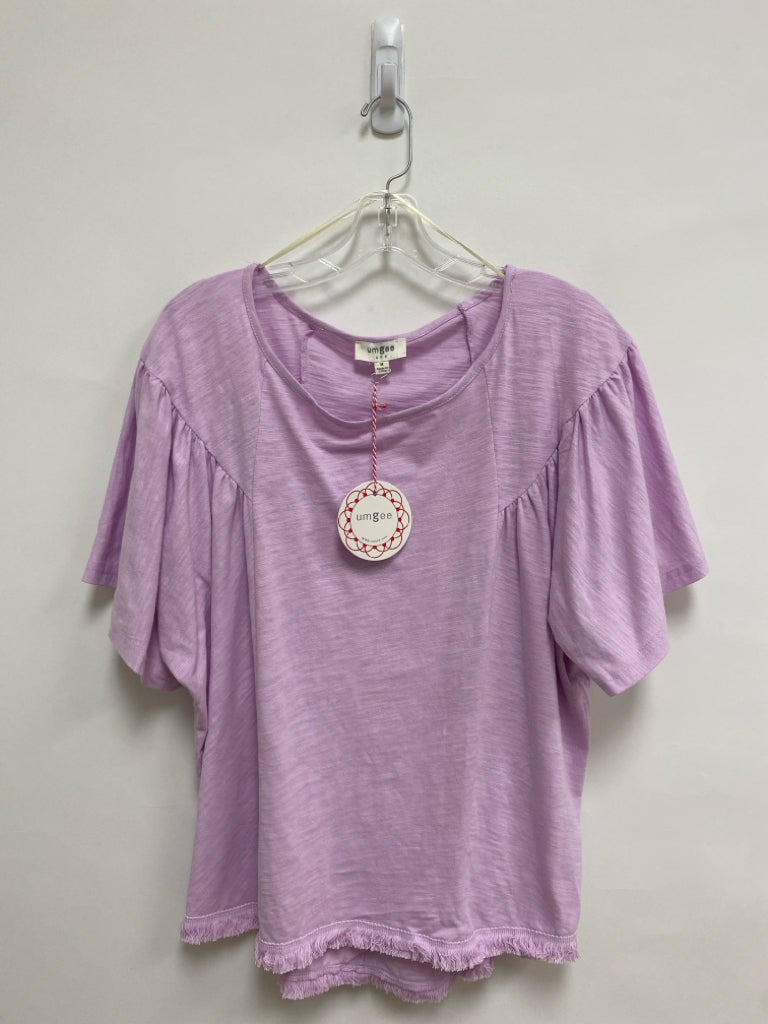 NWT Umgee Size M Lavender Bell Sleeves Ladies Top