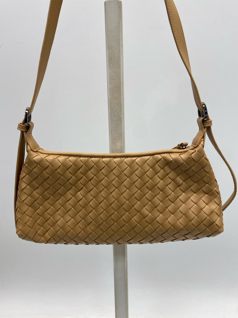 Tan Woven Handbag