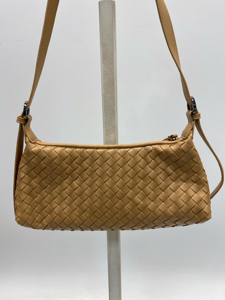 Tan Woven Handbag