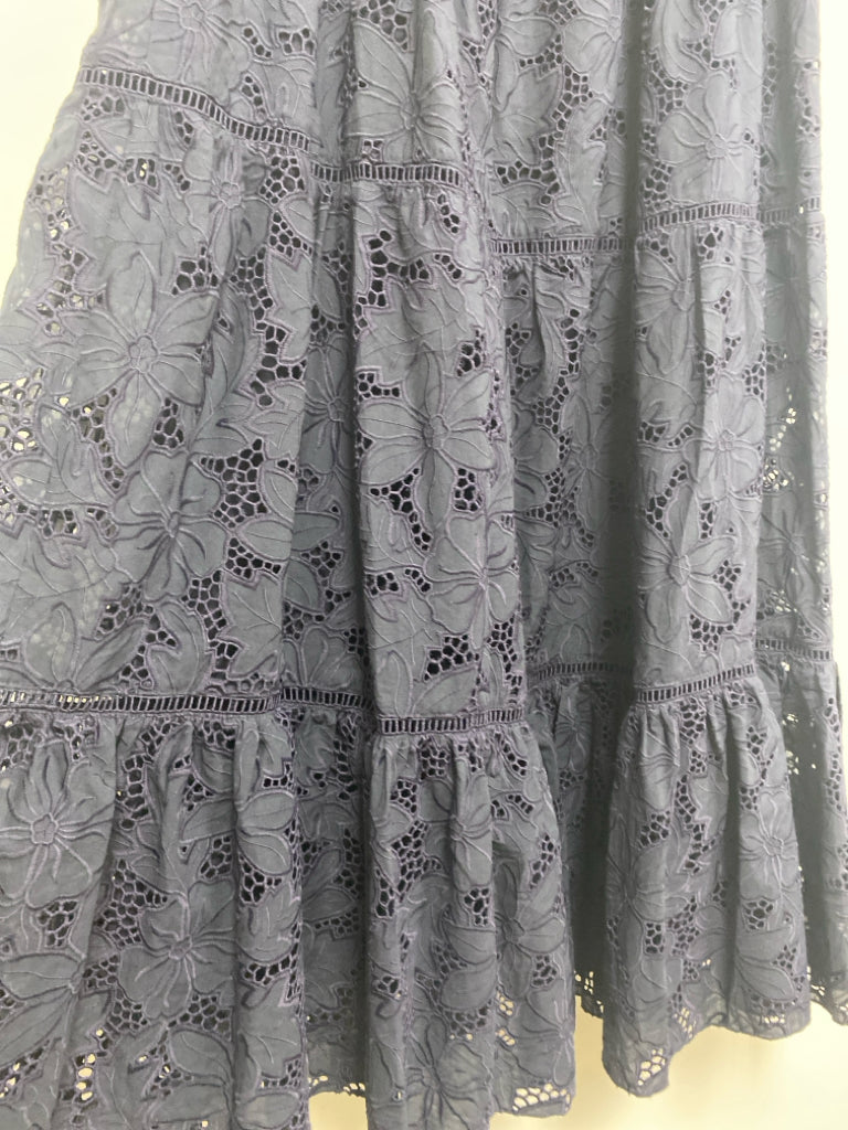 Size 6 Navy Eyelet Ladies Skirt
