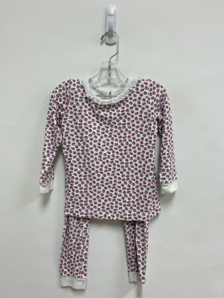 SIZE 4T White Lilac Strawberry Girl&