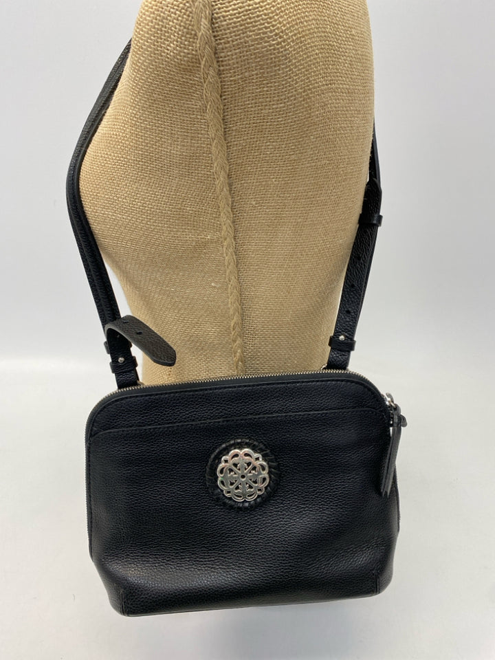 NWT Brighton Black Silver Accent(s) Crossbody