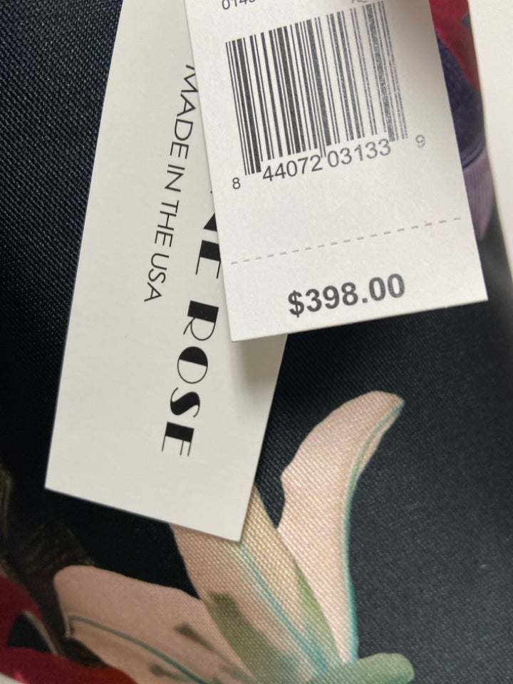 NWT  SIZE  3X Black Peach/Green Flowers Plus Size Jacket