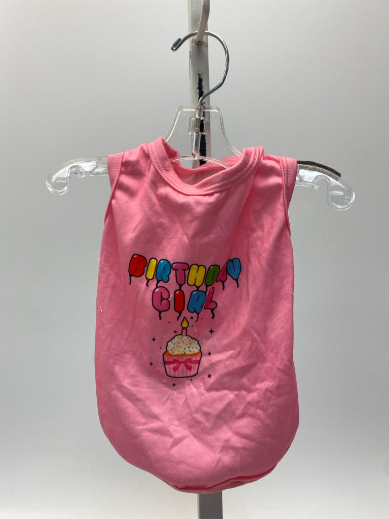 Pink Birthday Pet Clothing