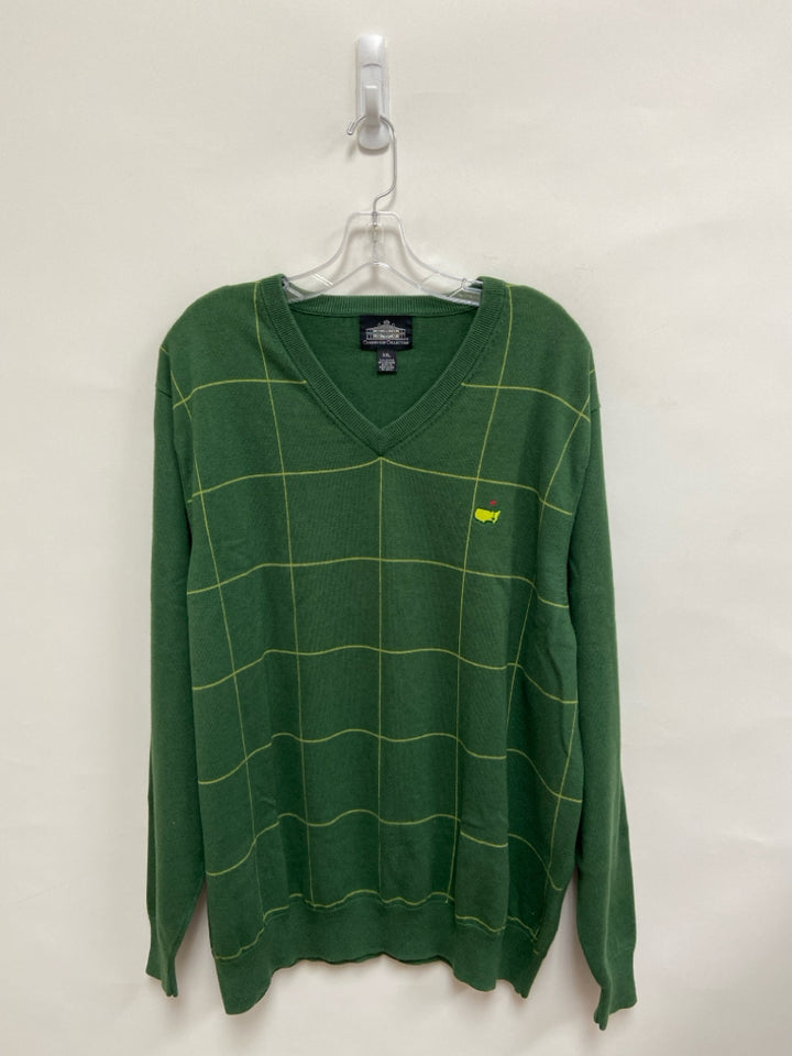 Size XXL Green Yellow Windowpane Men&