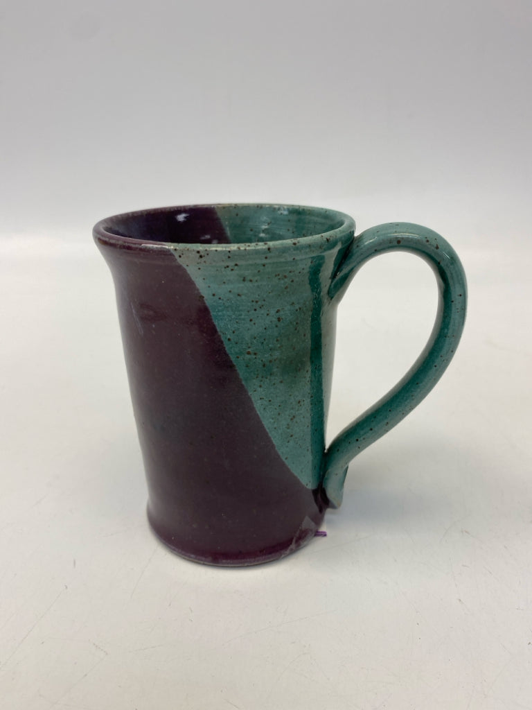 Dark Purple Aqua Pottery