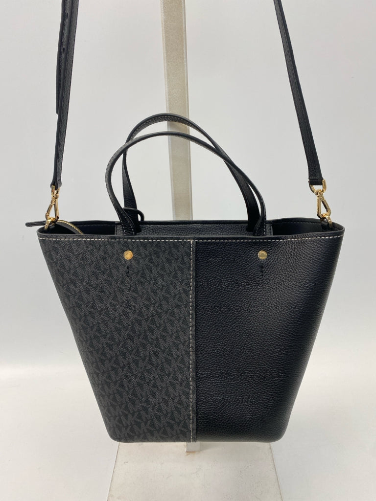 Michael Kors Black Gray Signature Handbag