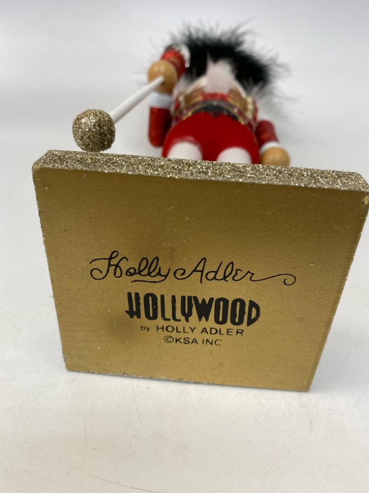 Kurt Adler Red/White Gold Sparkle Christmas