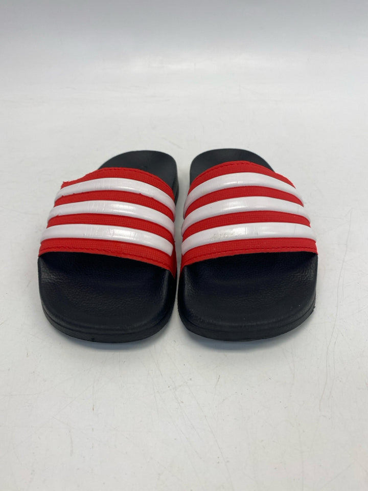 Adidas SIZE 12 Red White Stripe Boy&
