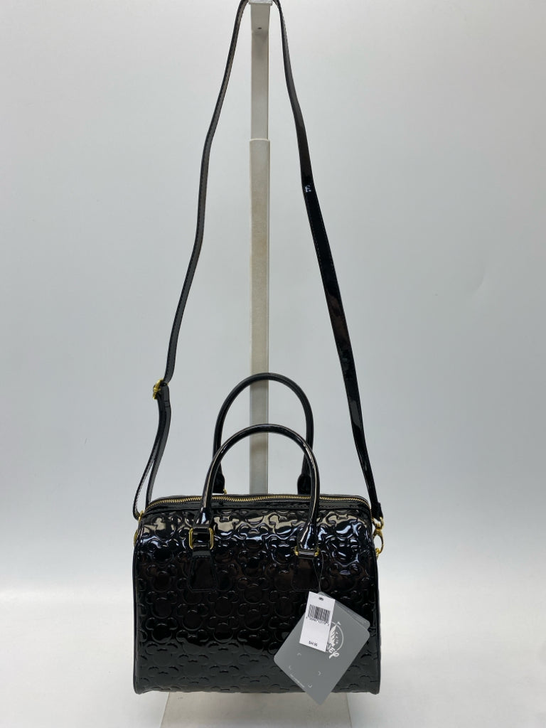 NWT Disney Black Mickey Patent Handbag