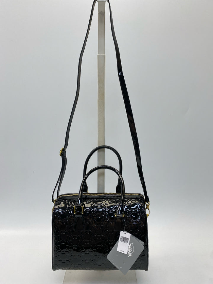 NWT Disney Black Mickey Patent Handbag