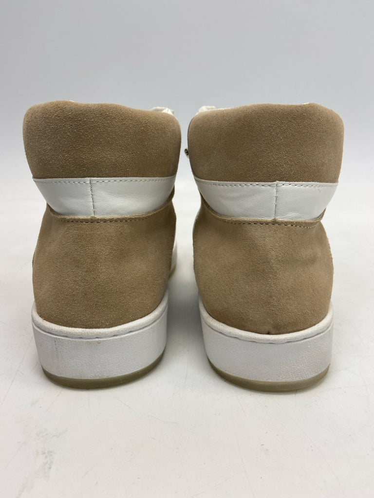 NWOT Vintage Havana US Shoe Size 8 White Tan Lace-up Sneakers