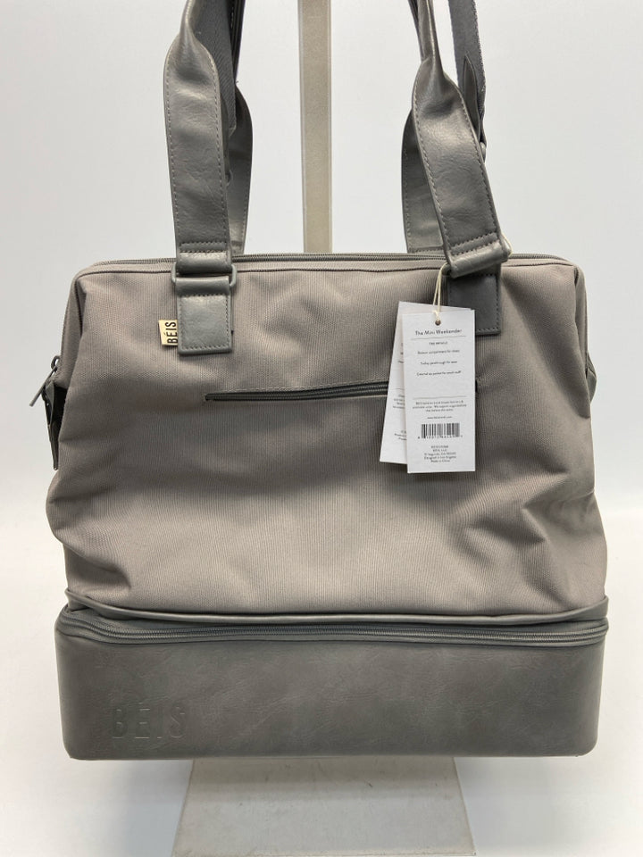Beis Gray Duffle Bag