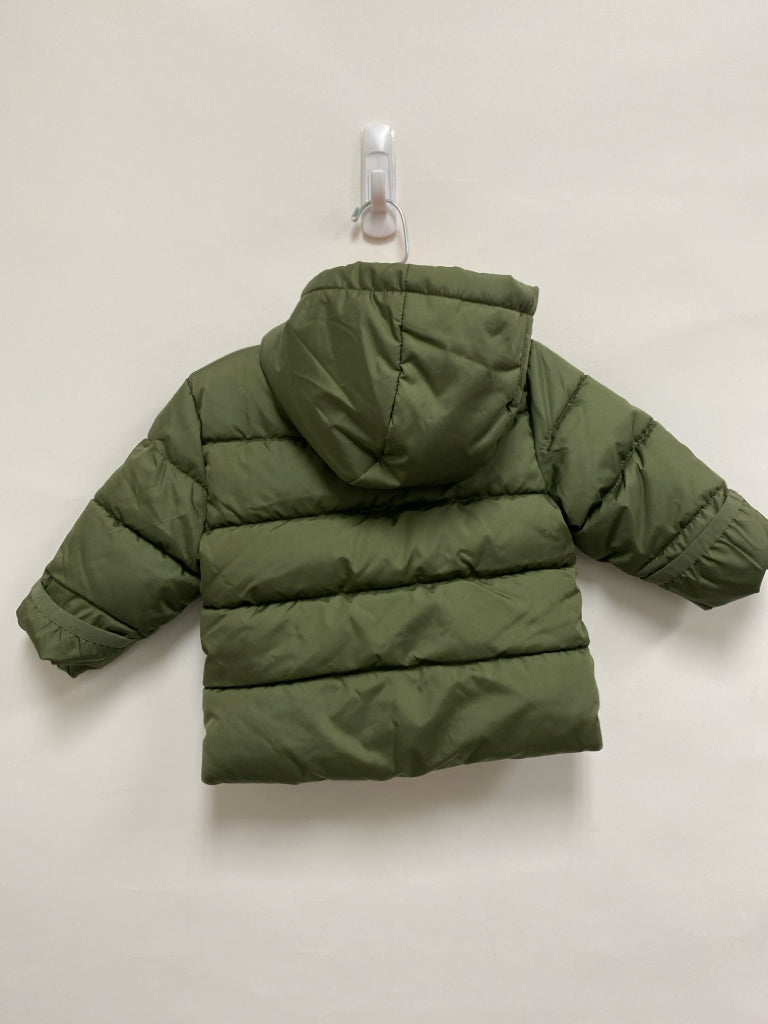NWT Ozark Trail SIZE 12M Olive Orange Puffer Boy&