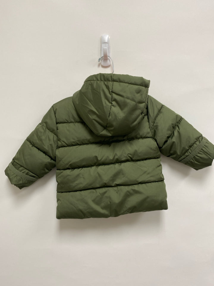 NWT Ozark Trail SIZE 12M Olive Orange Puffer Boy&