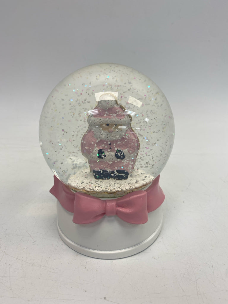 Pink/White Clear Glitter Christmas
