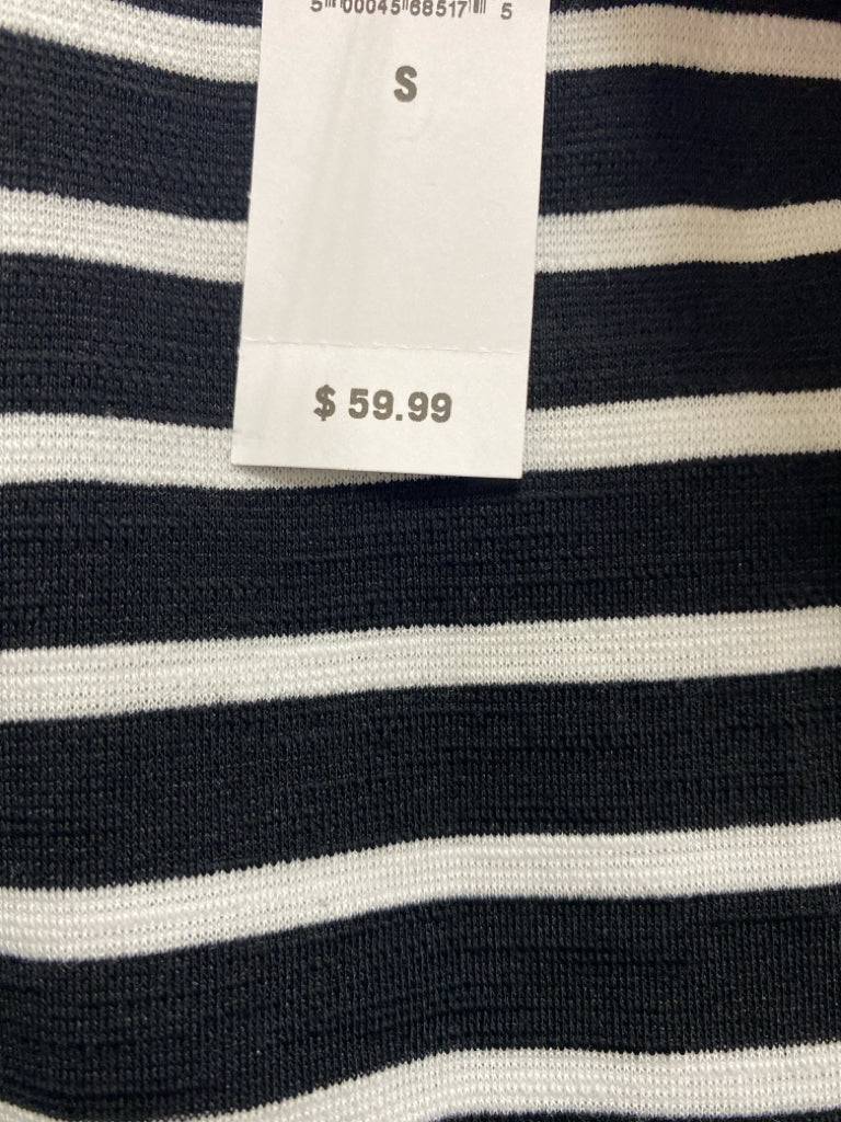 NWT Banana Republic Size S Black/White Stripes Ladies Skirt
