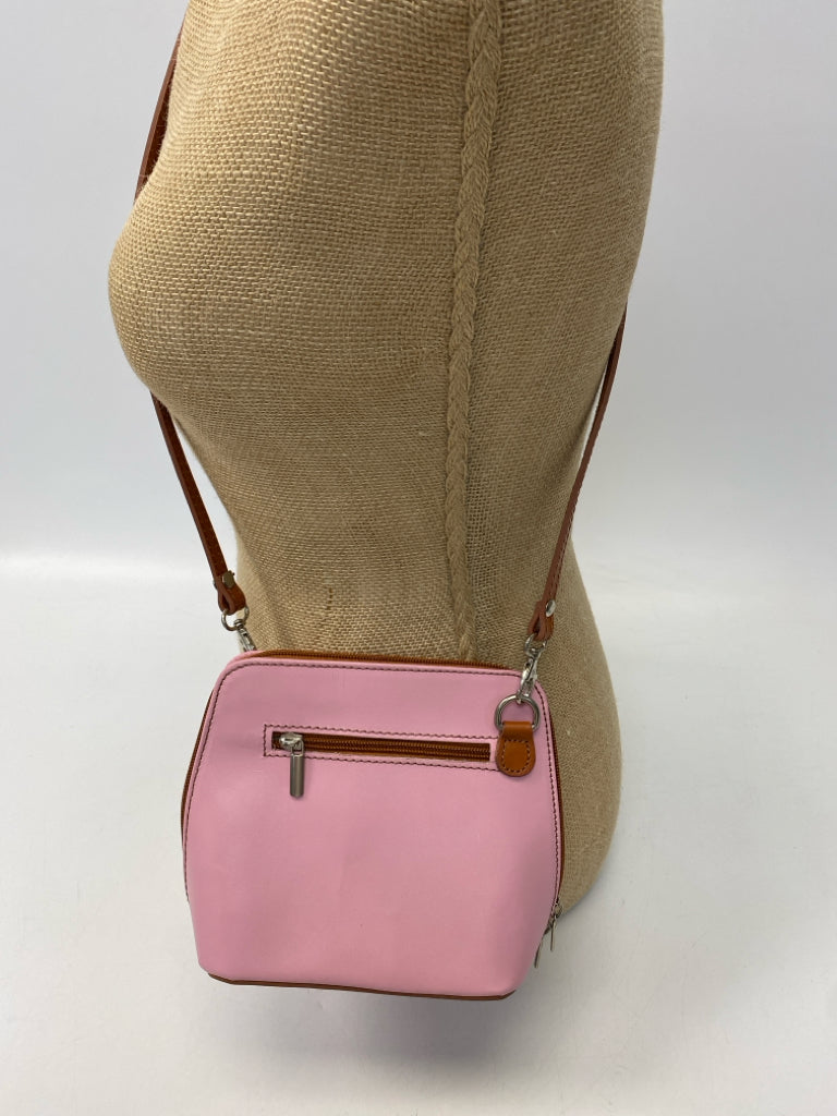 Pink Brown Crossbody