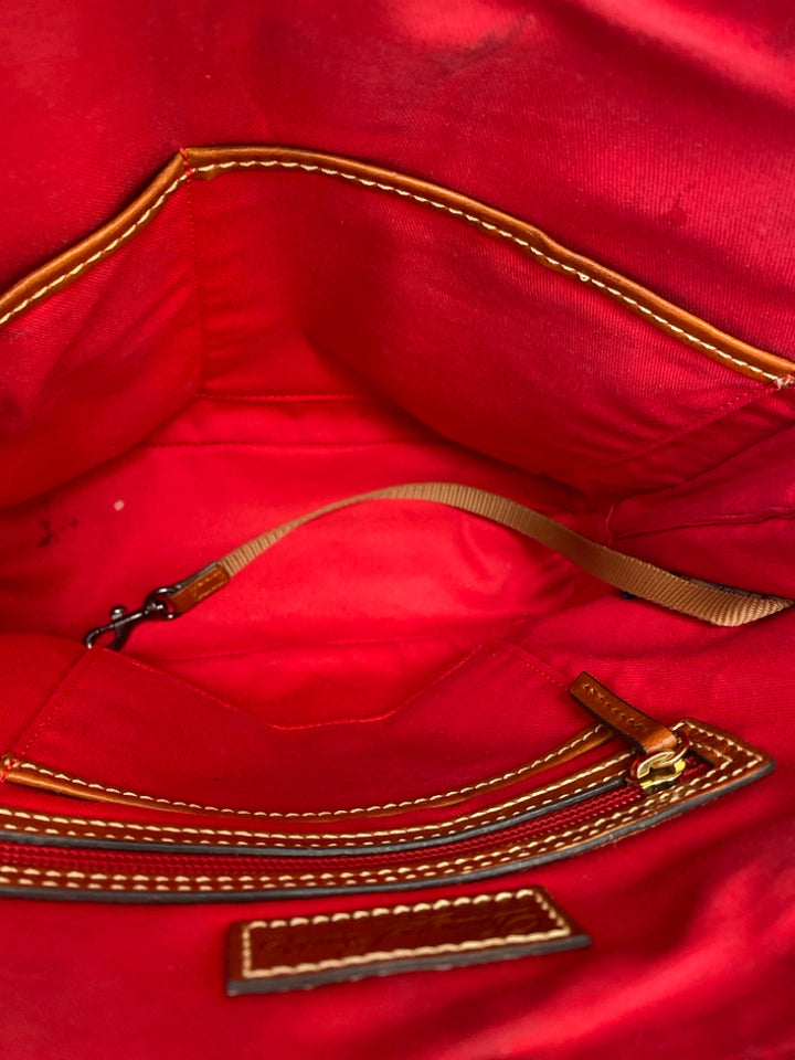 Dooney &amp; Bourke Red Brown Backpack