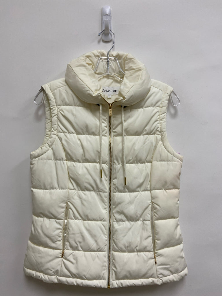 Calvin Klein Size S Cream Puffer Ladies Vest