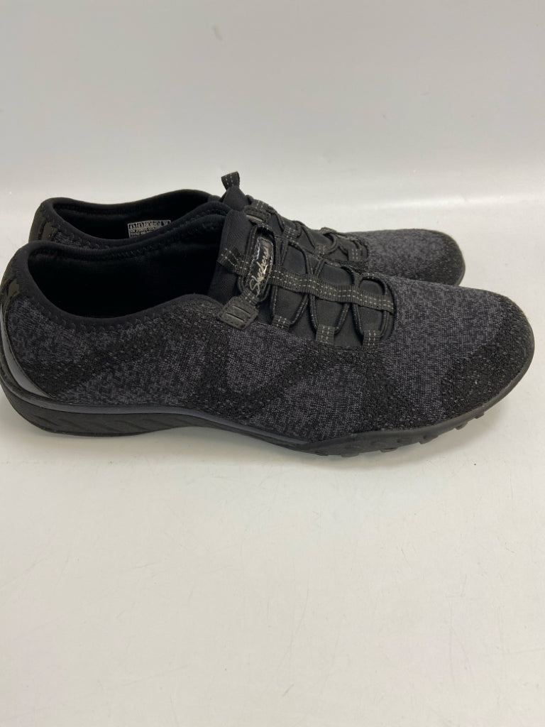 Skechers US Shoe Size 8.5 Blk/Gray Sneakers