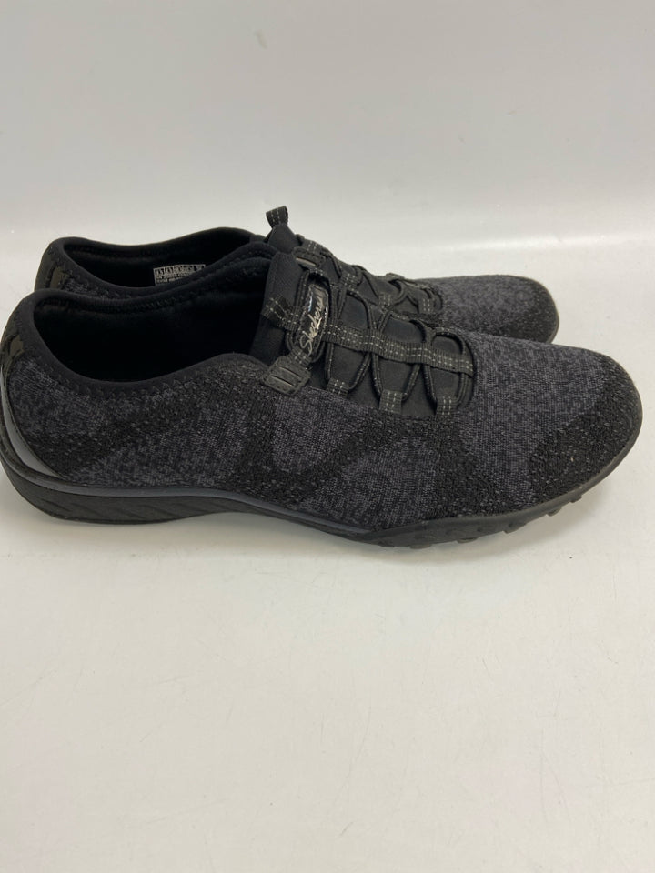 Skechers US Shoe Size 8.5 Blk/Gray Sneakers