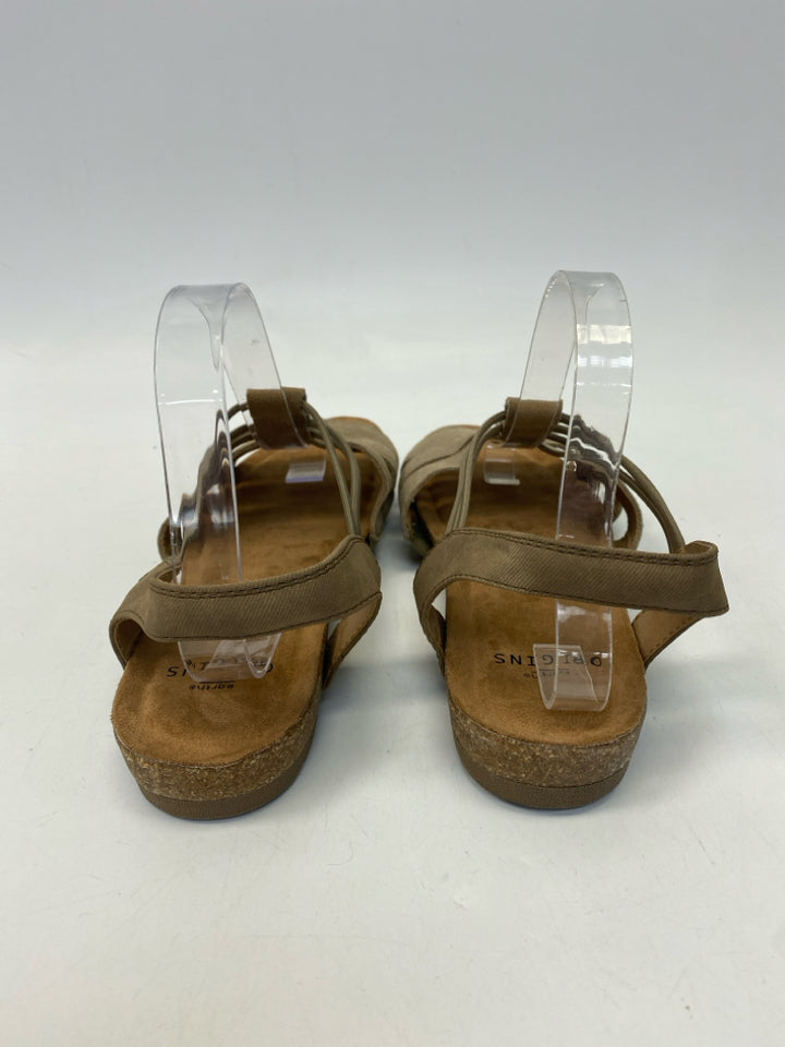 Earth Origins  Size 10 Brown Suede Sandals