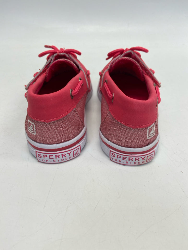 NWOT Sperry SIZE 11.5 Dark Pink Lace-Up Girl&