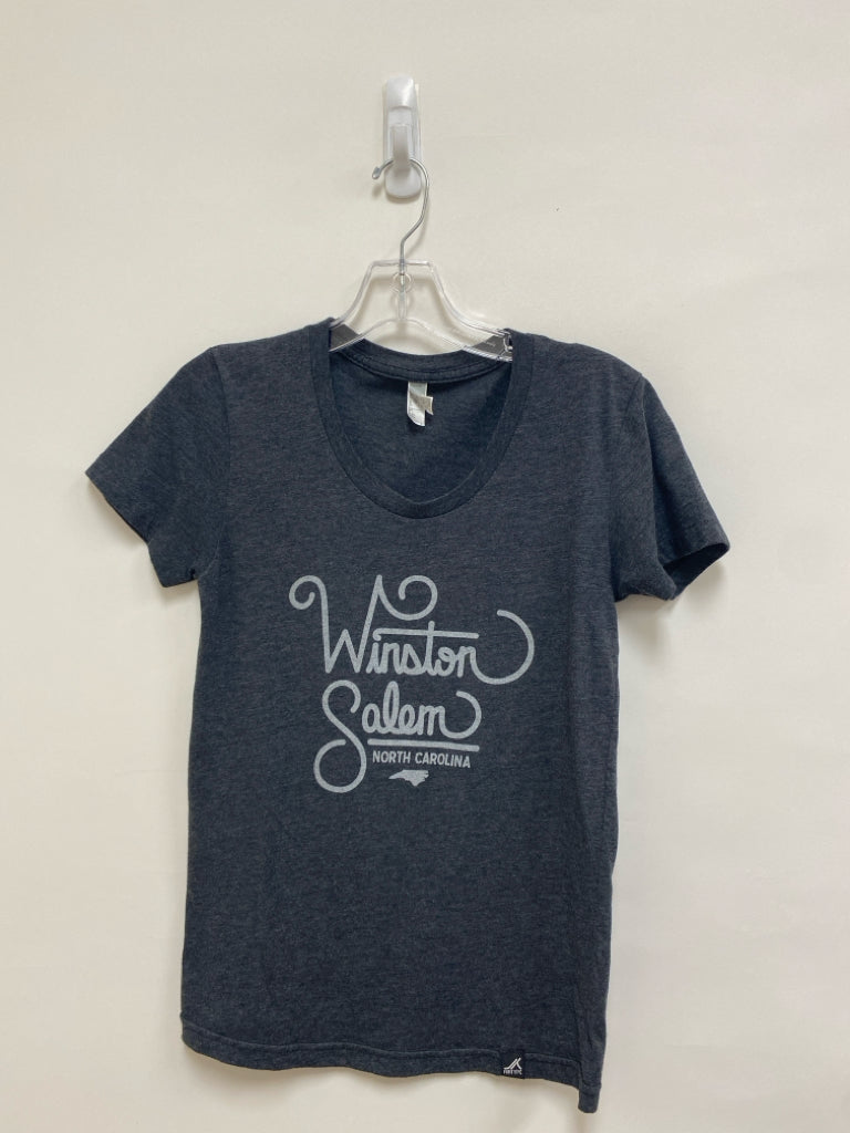 American Apparel Size L Dark Gray Gray Ladies Top