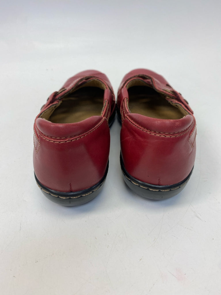 Clarks US Shoe Size 8 Red Flats