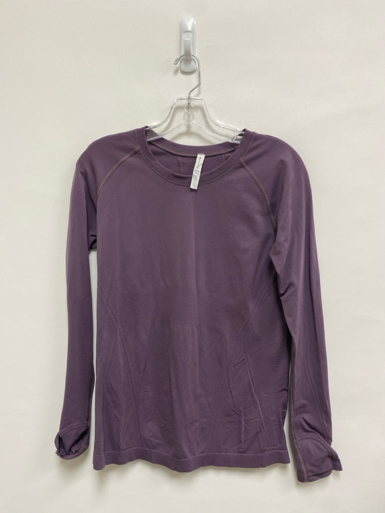 Athleta Size M Purple Long Sleeve Athletic Top