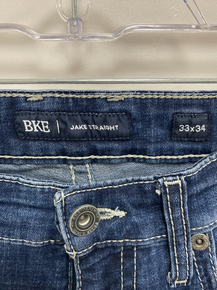 BKE Size 33 Dark Blue Men&