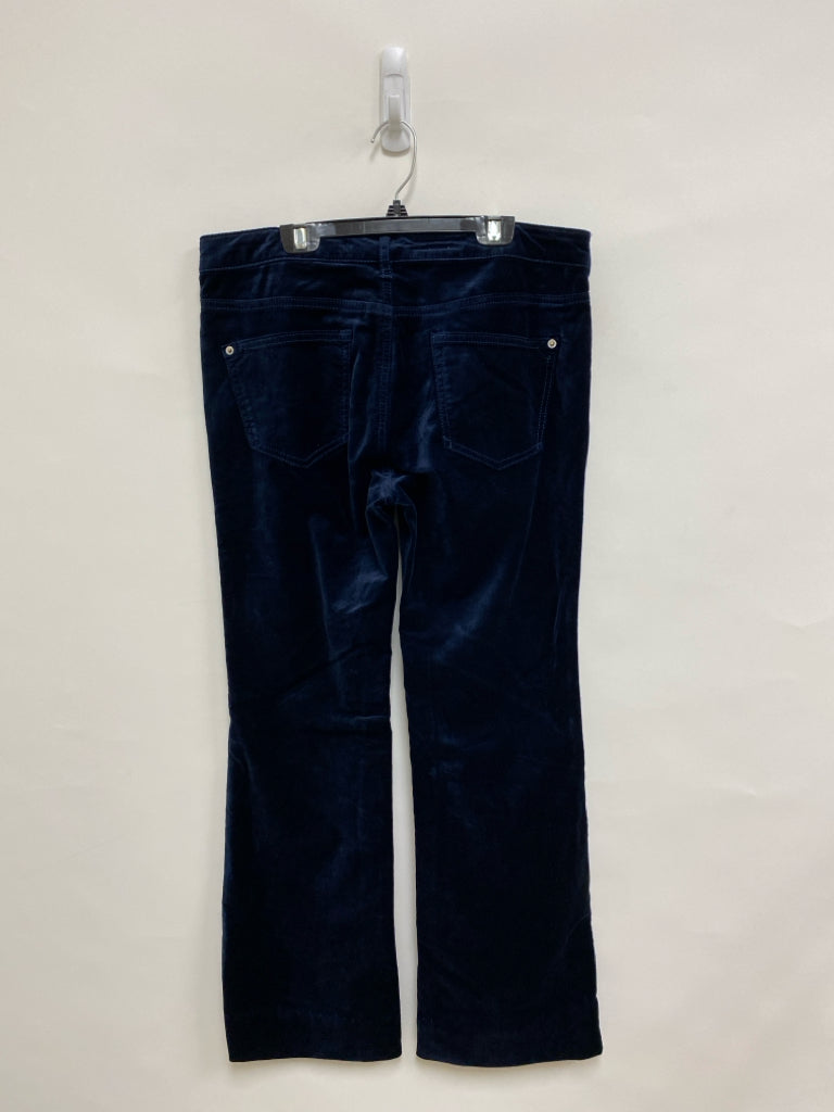 Pilcro Size 29 Navy Flared Velour Ladies Pants